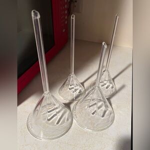 Vintage PYREX glass funnels 4